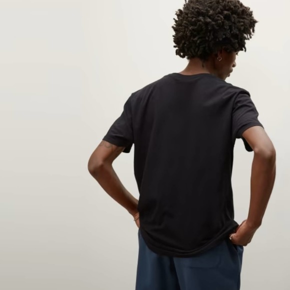 NWT Everlane Organic Cotton Crew Neck Uniform-Black Size Smal - Picture 2 of 10